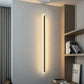 Moderne Minimalistische Lineare Eisen Acryl LED Wandleuchte Lampe Für Schlafzimmer