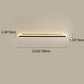 Moderne Minimalistische Lineare Eisen Acryl LED Wandleuchte Lampe Für Schlafzimmer