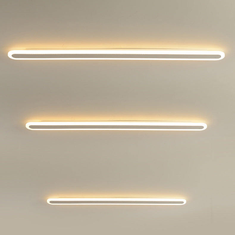 Moderne Minimalistische Lineare Eisen Acryl LED Wandleuchte Lampe Für Schlafzimmer