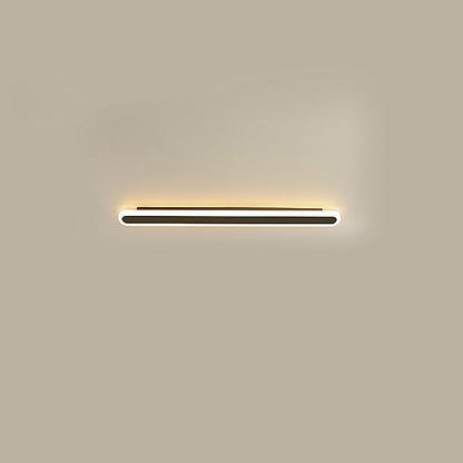 Moderne Minimalistische Lineare Eisen Acryl LED Wandleuchte Lampe Für Schlafzimmer