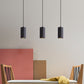 Minimalist Runde Zylinder Aluminium Eisen 1-Licht Pendelleuchte Für Schlafzimmer