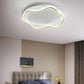 Nordische Runde Wellen Aluminium Eisen LED Deckenleuchte Für Schlafzimmer