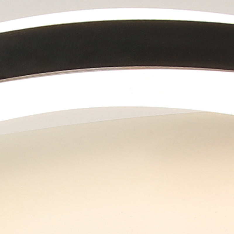 Nordische Runde Wellen Aluminium Eisen LED Deckenleuchte Für Schlafzimmer