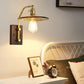 Zeitgenössische Nordische Flugteller Gummi Holz Eisen Glas 1-Licht Wandleuchte Lampe Für Schlafzimmer