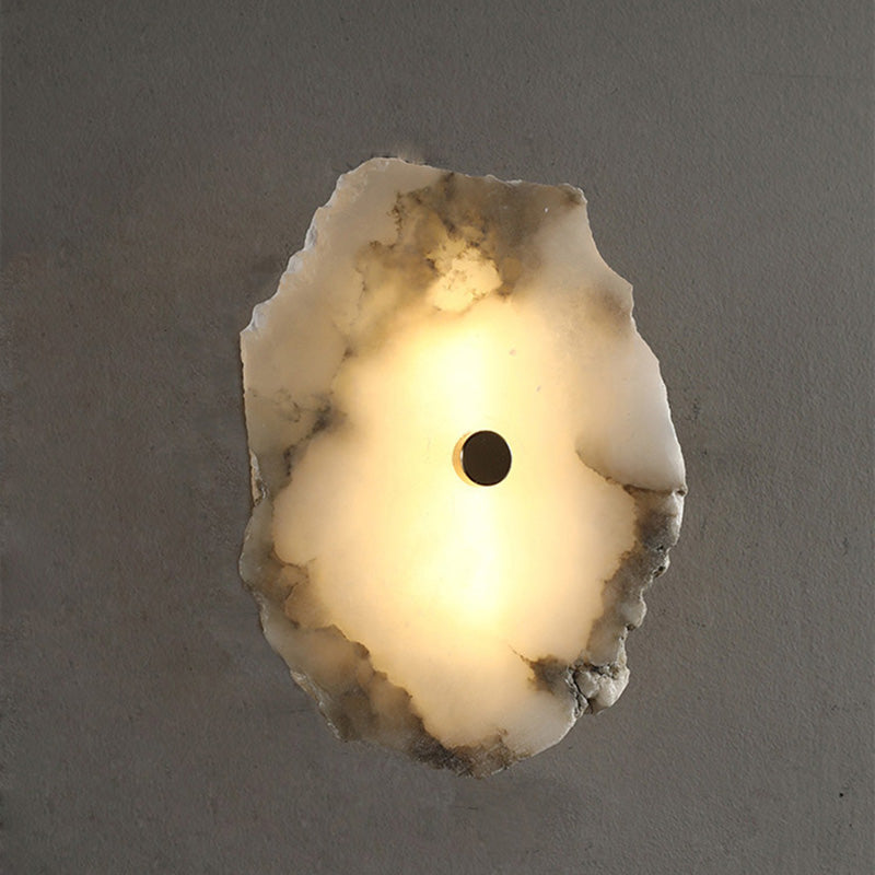 Frendorf | Marbelux LED Wandleuchte | Kreatives Design mit Marmor & Metall | Moderne Wandlampe für Wohnzimmer