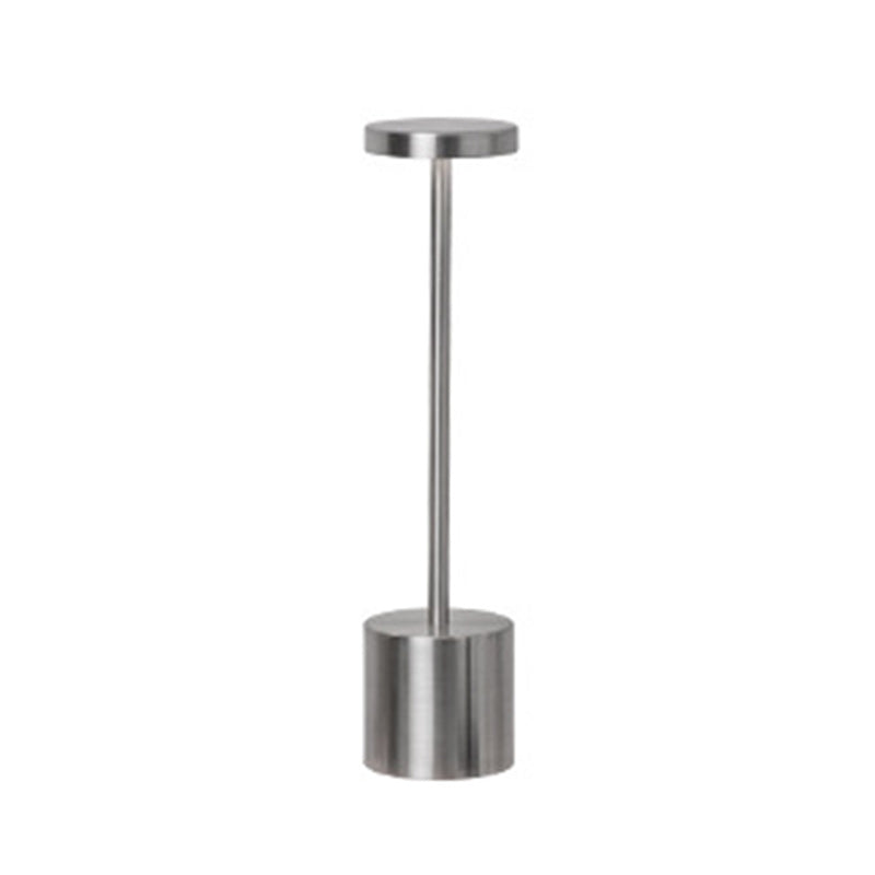 Moderne Minimalistische Runde Zylinder Metall LED Tischlampe Für Wohnzimmer