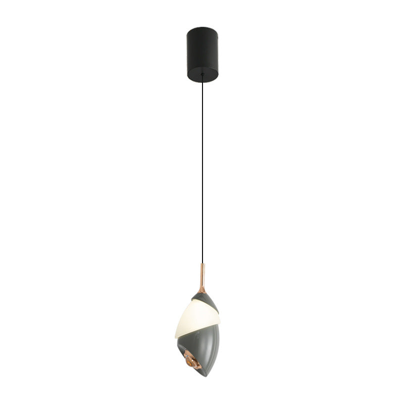 Moderne Minimalistische Hebbare Lily Runde Acryl Aluminium LED Pendelleuchte Für Das Wohnzimmer