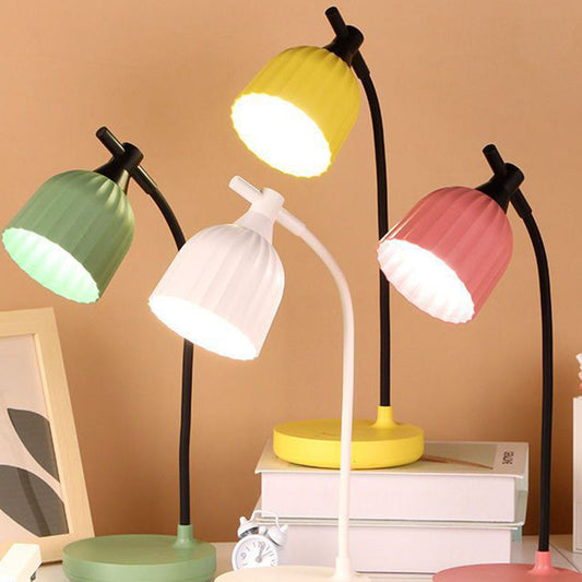 Moderne Minimalistische Runde Gefaltete ABS LED Tischlampe Für Wohnzimmer