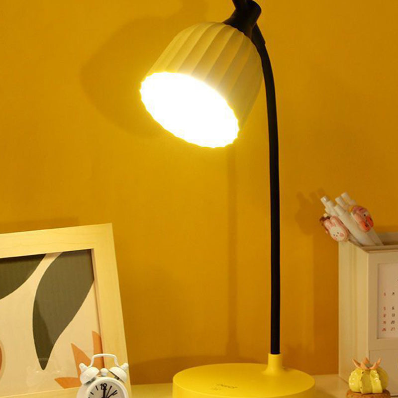 Moderne Minimalistische Runde Gefaltete ABS LED Tischlampe Für Wohnzimmer