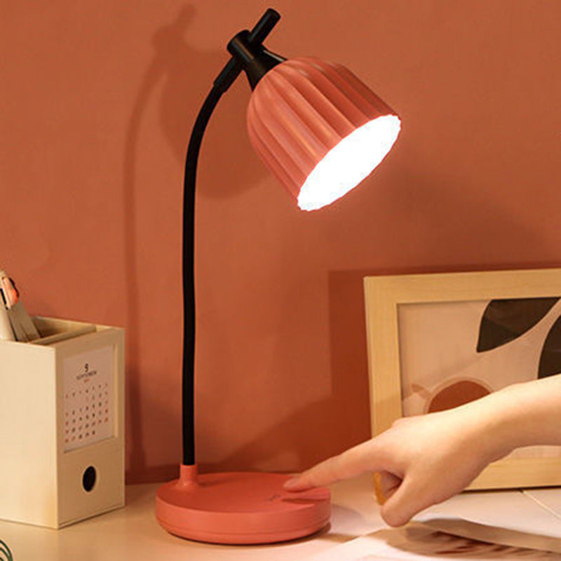 Moderne Minimalistische Runde Gefaltete ABS LED Tischlampe Für Wohnzimmer