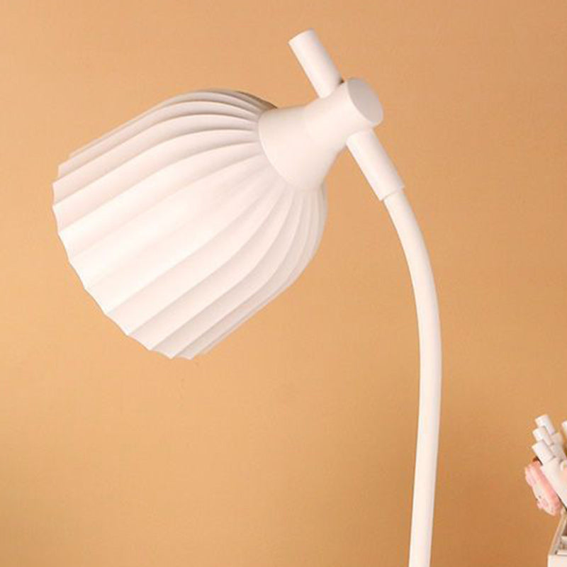 Moderne Minimalistische Runde Gefaltete ABS LED Tischlampe Für Wohnzimmer