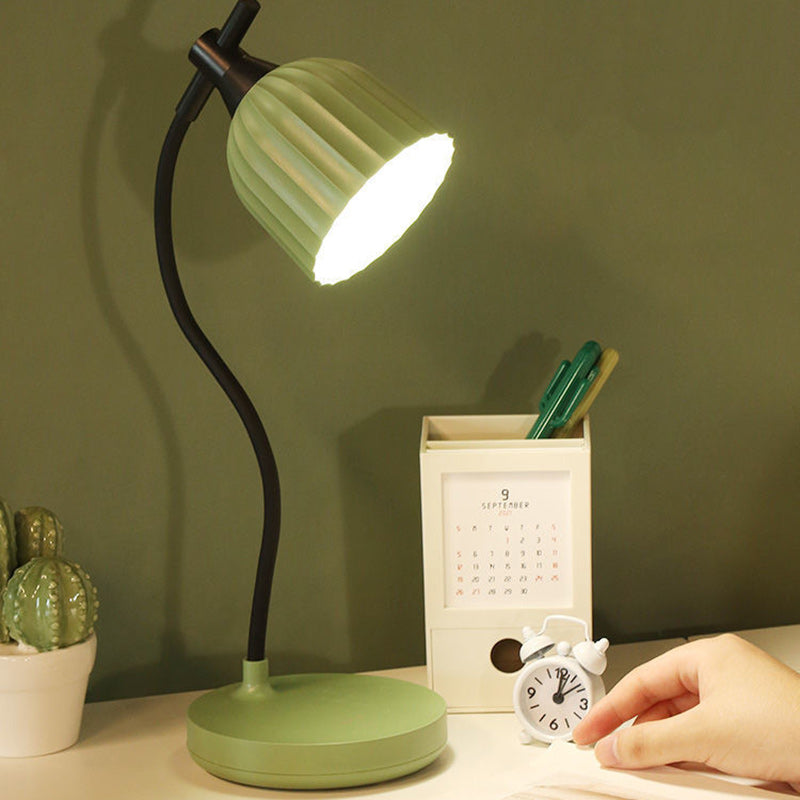 Moderne Minimalistische Runde Gefaltete ABS LED Tischlampe Für Wohnzimmer