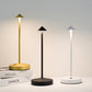 Moderne Einfachheit Triangle Cone Runde Acrylzylinder Eisen LED Tischlampe für das Wohnzimmer