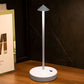 Moderne Einfachheit Triangle Cone Runde Acrylzylinder Eisen LED Tischlampe für das Wohnzimmer