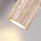 Frendorf | Nordivea Travertin-Wandleuchte | Skandinavisches Design | 2-flammig | Holz & Travertin
