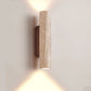 Frendorf | Nordivea Travertin-Wandleuchte | Skandinavisches Design | 2-flammig | Holz & Travertin