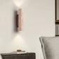 Frendorf | Nordivea Travertin-Wandleuchte | Skandinavisches Design | 2-flammig | Holz & Travertin