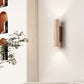 Frendorf | Nordivea Travertin-Wandleuchte | Skandinavisches Design | 2-flammig | Holz & Travertin