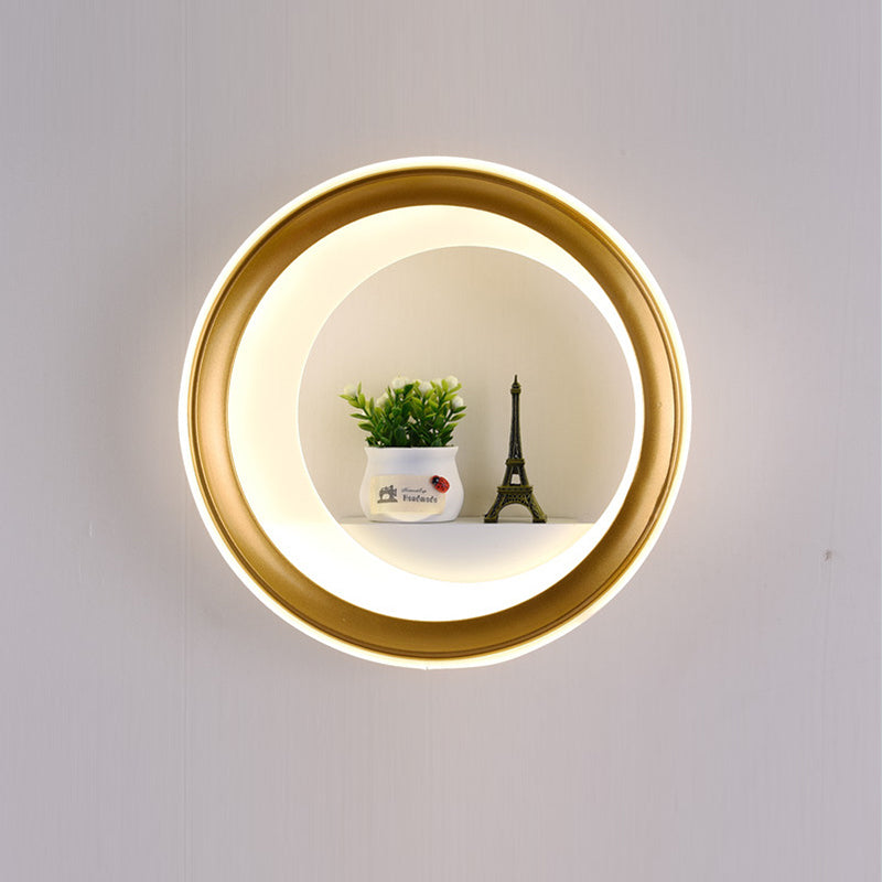 Traditioneller chinesischer runder Pflanztopf Reh Turm Parfüm Schwan Ballon Acryl Hardware LED Wandlicht Lampe für Schlafzimmer