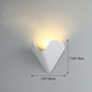 Moderne minimalistische Triangle Vogel Nest Halbkreis wasserdichte Aluminium LED Wandleuchte für die Außenterrasse