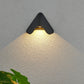 Moderne minimalistische Triangle Vogel Nest Halbkreis wasserdichte Aluminium LED Wandleuchte für die Außenterrasse