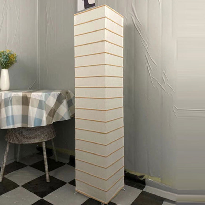 Frendorf | LumenCove Stehleuchte | Nordic Design | Papierlampenschirm | 2-Licht | Modern für Schlafzimmer