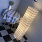 Frendorf | LumenCove Stehleuchte | Nordic Design | Papierlampenschirm | 2-Licht | Modern für Schlafzimmer