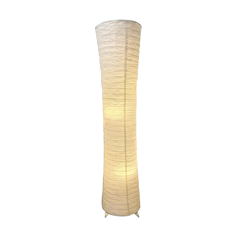 Frendorf | LumenCove Stehleuchte | Nordic Design | Papierlampenschirm | 2-Licht | Modern für Schlafzimmer