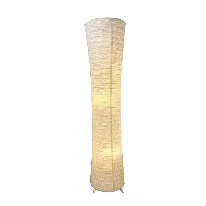 Frendorf | LumenCove Stehleuchte | Nordic Design | Papierlampenschirm | 2-Licht | Modern für Schlafzimmer