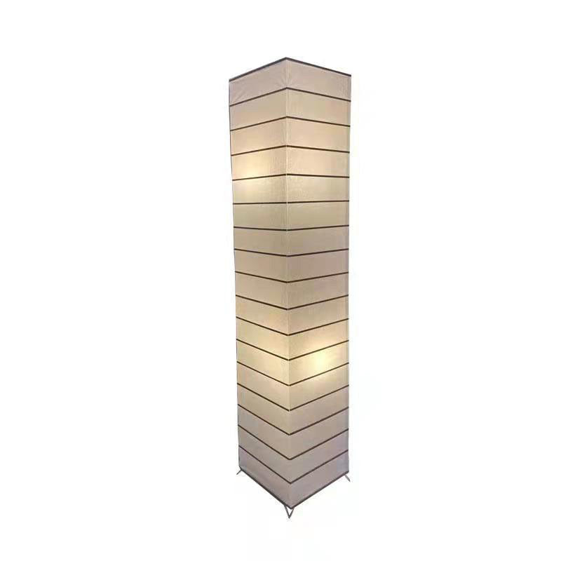 Frendorf | LumenCove Stehleuchte | Nordic Design | Papierlampenschirm | 2-Licht | Modern für Schlafzimmer