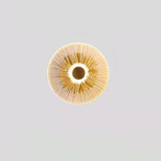 Frendorf | LotuShine Mid-Century Design LED Wandlampe | Eisen-Glas Wandleuchte | Lotusblatt Optik | Wohnzimmer-Beleuchtung