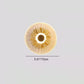 Frendorf | LotuShine Mid-Century Design LED Wandlampe | Eisen-Glas Wandleuchte | Lotusblatt Optik | Wohnzimmer-Beleuchtung
