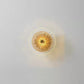 Frendorf | LotuShine Mid-Century Design LED Wandlampe | Eisen-Glas Wandleuchte | Lotusblatt Optik | Wohnzimmer-Beleuchtung