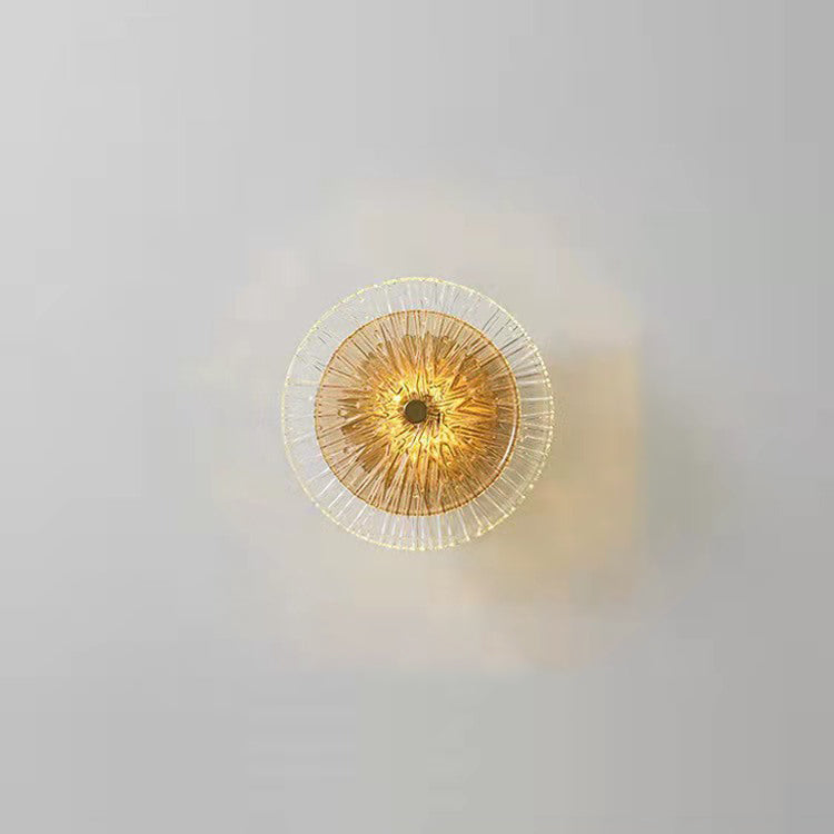 Frendorf | LotuShine Mid-Century Design LED Wandlampe | Eisen-Glas Wandleuchte | Lotusblatt Optik | Wohnzimmer-Beleuchtung