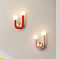 Frendorf | LuxeCurve U-Form LED Wandleuchte | Kreatives Design | Warmes Licht | Schlafzimmer Deko Lampe