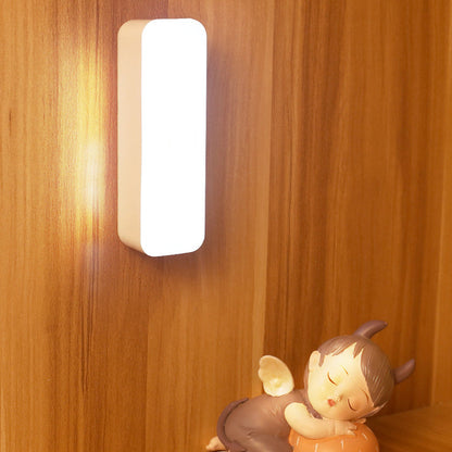 Modern Minimalist Wiederaufladbare Magnetische Saugnapf Kunststoffstreifen Rechteckige LED Wandleuchte Nachtlicht Für Studium