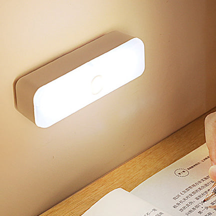 Modern Minimalist Wiederaufladbare Magnetische Saugnapf Kunststoffstreifen Rechteckige LED Wandleuchte Nachtlicht Für Studium
