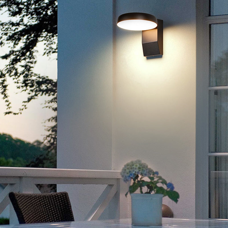 Frendorf | LumaWave LED Wandleuchte | Wasserdicht | Minimalistisches Design | Bewegungsmelder | Für Außenbereich