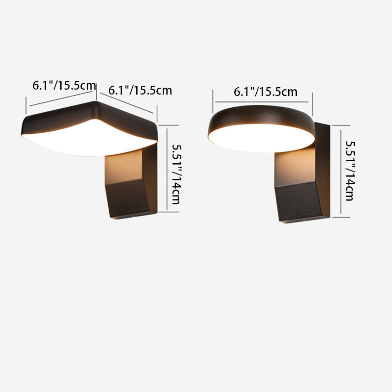 Frendorf | LumaWave LED Wandleuchte | Wasserdicht | Minimalistisches Design | Bewegungsmelder | Für Außenbereich