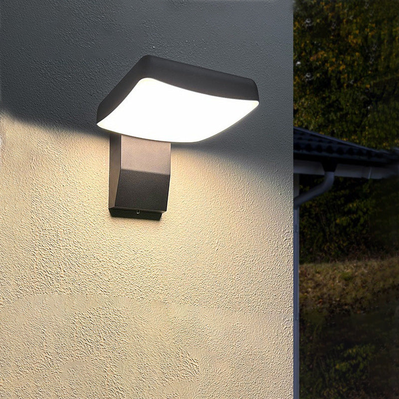 Frendorf | LumaWave LED Wandleuchte | Wasserdicht | Minimalistisches Design | Bewegungsmelder | Für Außenbereich
