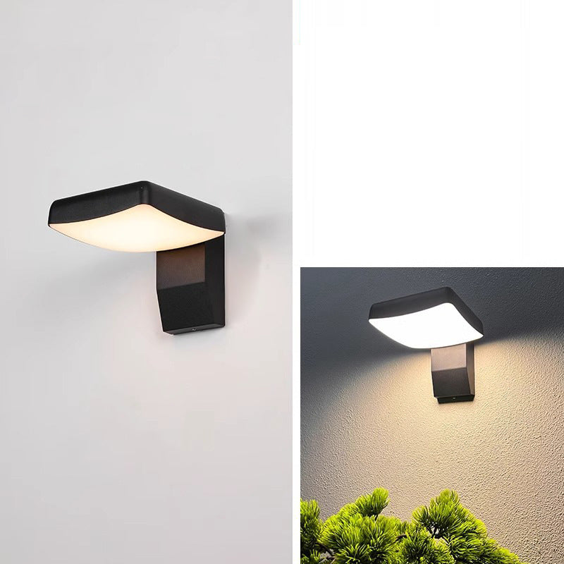 Frendorf | LumaWave LED Wandleuchte | Wasserdicht | Minimalistisches Design | Bewegungsmelder | Für Außenbereich