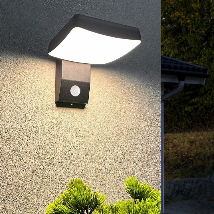 Frendorf | LumaWave LED Wandleuchte | Wasserdicht | Minimalistisches Design | Bewegungsmelder | Für Außenbereich