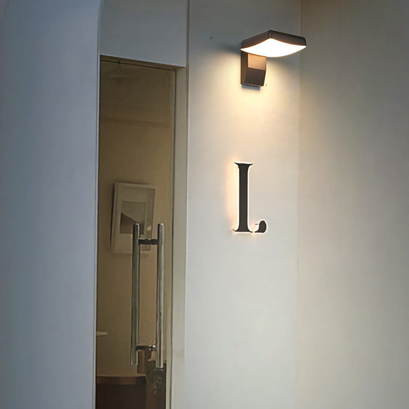 Frendorf | LumaWave LED Wandleuchte | Wasserdicht | Minimalistisches Design | Bewegungsmelder | Für Außenbereich