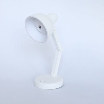 Moderne Einfachheit ABS Batterie faltbare runde LED Schreibtischlampe für das Studium