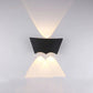 Moderne Einfachheit Wasserdichte Aluminium Buchstaben Geometrische LED Wandleuchte Für Außenpatio