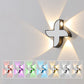 Moderne Einfachheit Wasserdichte Aluminium Buchstaben Geometrische LED Wandleuchte Für Außenpatio
