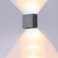 Moderne Einfachheit Wasserdichte Aluminium Buchstaben Geometrische LED Wandleuchte Für Außenpatio