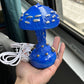 Frendorf | GlowMorphic USB LED Tischlampe | Art Deco Pilzdesign | Harzstruktur | Warmes Licht für Wohnzimmer