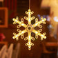 Moderne Art Deco Batterie PVC Weihnachtsbaum Reh Glocke Schneemann Dekoration LED Wand Leuchte Saugnapf Licht für Schlafzimmer