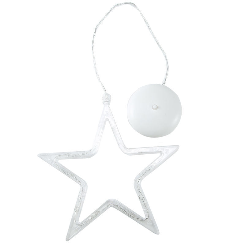 Moderne Art Deco Batterie PVC Weihnachtsbaum Reh Glocke Schneemann Dekoration LED Wand Leuchte Saugnapf Licht für Schlafzimmer